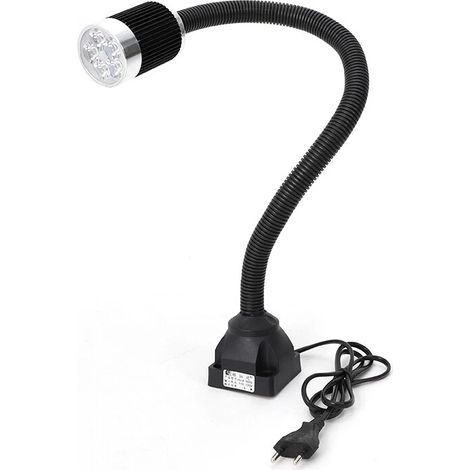 CNC Arbeitslampe LED Arbeitsleuchte mit Festem Sockel Flexibel Arm Licht 220V