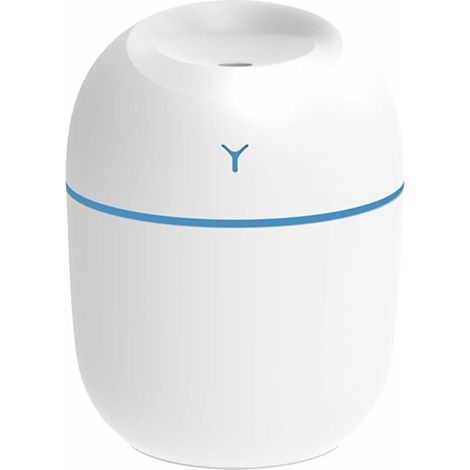Andoer 220ml Low Noise Humidifier, Baby Humidifier with USB Night Light, Automatic Waterless Humidifier for Travel, Office and Bedroom (1/5)