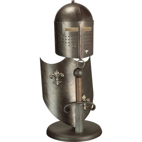 Lampada Scrivania Industrial Crusader Acciaio Bronzo 1 Luce Gx53 Led 3000K 720Lm (1/4)