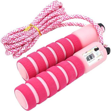 Corde à sauter pour enfants et adultes avec compteur et poignée antidérapante (1/5)