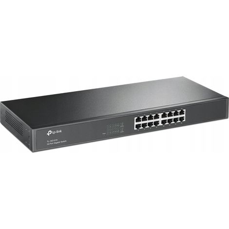 Switch réseau 19" TP-LINK TL-SG1016 16 ports 1 GBit/s (1/4)