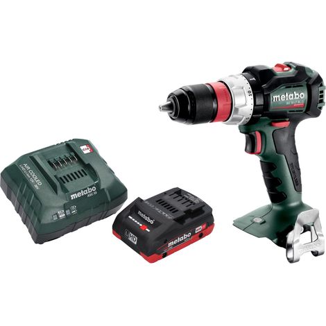 Taladro atornillador a batería Metabo BS 18 LT BL Q 18 V 75 Nm sin escobillas + 1x batería LiHD 4,0 Ah + cargador