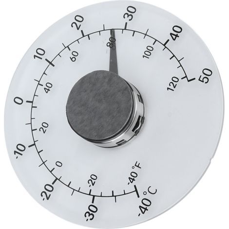 Außenthermometer, selbstklebend, transparent, wasserdicht, Tür- und Fenstertemperaturmesser für Haus und Hof (1/5)