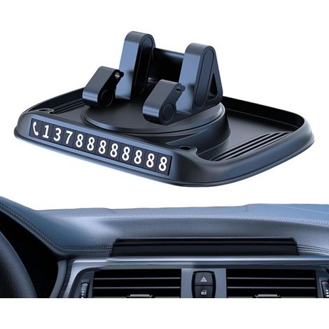Support Téléphone Voiture - Rotation 360° - Fixation Ventouse - Compatible Smartphones 4,7 à 6,8 Pouces - 1 Pièce (1/5)