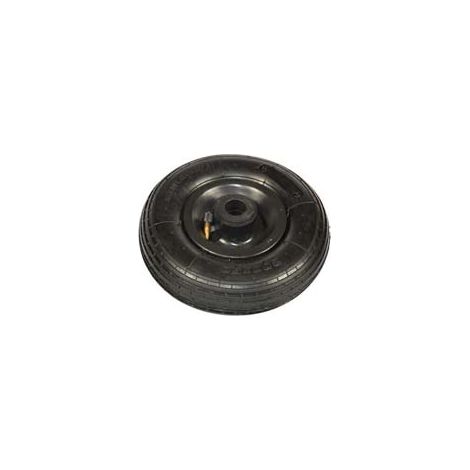 RUOTA PER CARRELLO PNEUMATICA MM.200 CON CUSCINETTO CERCHIO PLASTICA  ø mm.200x50 foro mm.20    ALTE