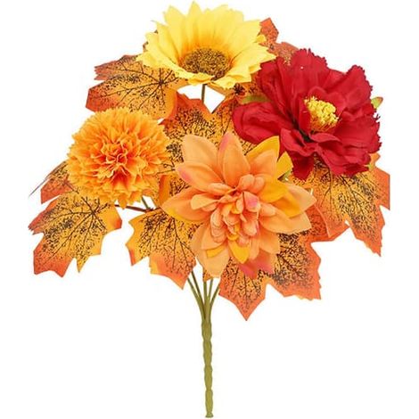 DécorationFleurs artificielles d'automne pour la décoration intérieure et les arrangements de mariage d'automne G (1/5)