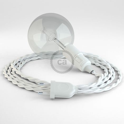 Luminaire creative-cables tm01 snake câble soie 3 mètres (1/5)