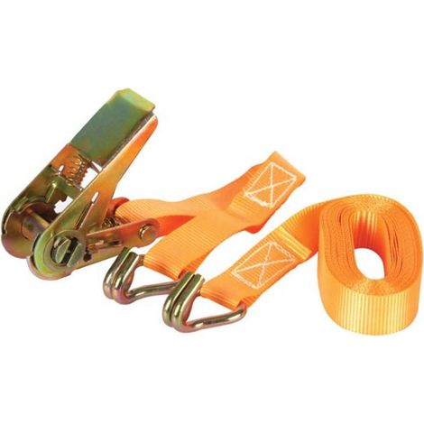 FISSAGGIO A CRICCHETTO CON GANCI - max. 500 kg - 4,5 mx 25 mm (1/3)