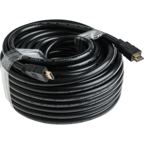 Câble HDMI RS PRO 20m, HDMI vers HDMI, HDMI Mâle HDMI Mâle ( Prix pour 1 ) (1/3)
