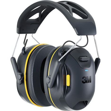 Cuffia 3M™ WORKTUNES connessione Bluetooth Nero SNR 31 dB
