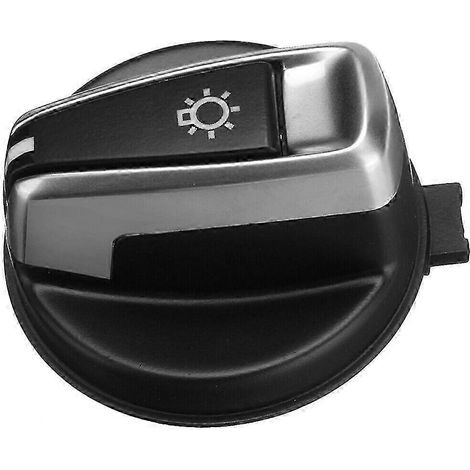 Lot de 2 boutons rotatifs pour commutateur de phares avant (références : 9169405 et 61319169405) pour BMW Série 3 E90, E91, X1, E84, E88 et E82 (1/4)
