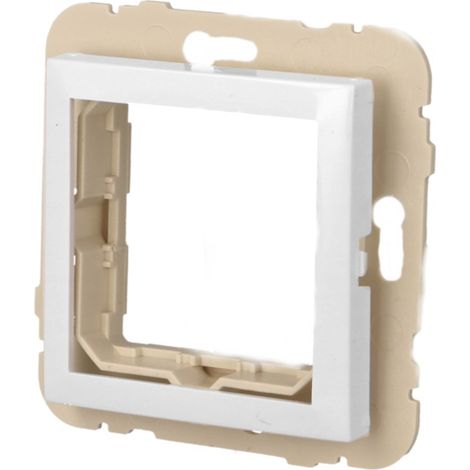Adaptateur 45x45 blanc Efapel Logus 90 (1/2)