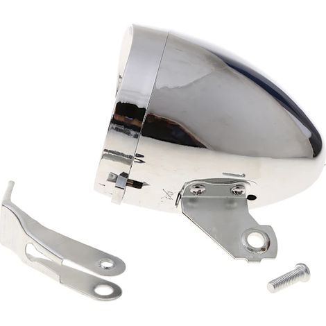 Phare avant de vélo vintage, lampe rétro à 3 LED pour une sécurité optimale lors de la conduite de nuit. Accessoires pour vélo. (1/5)
