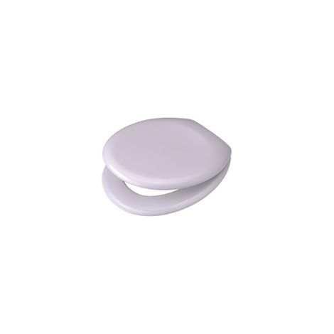 Abattant WC PAGETTE Rondo avec fixation inox, duroplast, blanc