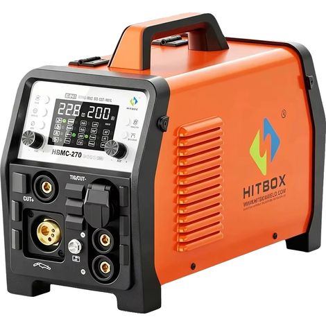 Saldatrice, versatilità 6 in 1, controllo sinergico, HBMC270, spina UE 220V-240V (1/5)