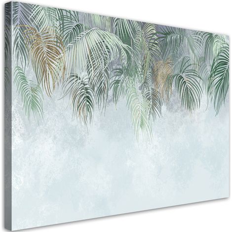Tableau sur toile Feuilles de palmier 60x40 (1/5)