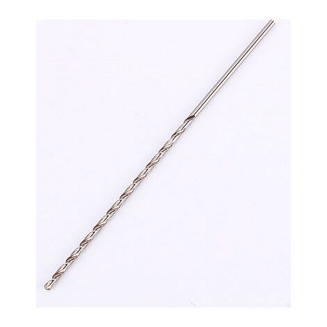 Mèche Hélicoïdale Extra Longue, Foret hélicoïdal en HSS Longueur 160mm Outils de Forage pour Bois, Métal et Acier Bit de Torsion de 3mm