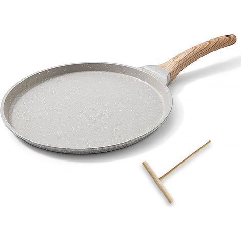 Crêpière 30 cm - Crêpière avec revêtement antiadhésif - Aluminium moulé - Compatible tous feux, y compris induction (1/5)