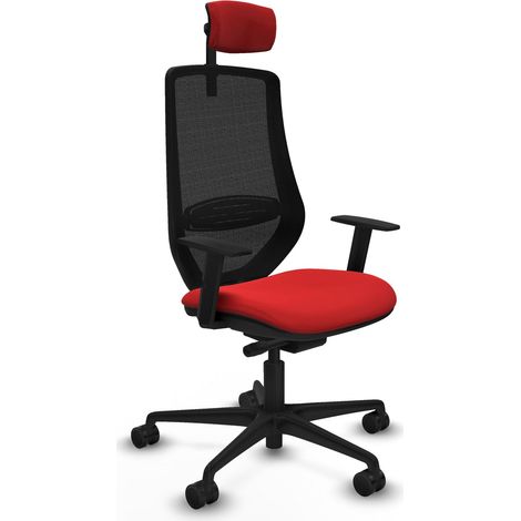 Piqueras y Crespo Mardos Silla de oficina roja confortable