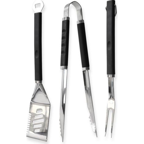 Set attrezzi multifunzione barbecue 3 pezzi