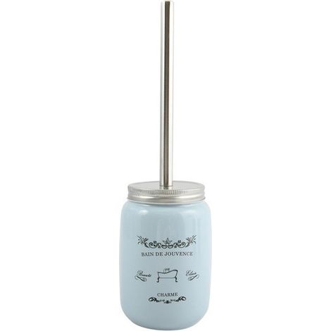 Brosse wc avec support Céramique Apolline Bleu MSV