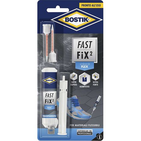 Bostik Fast Fix Liquid Flex Colla Bicomponente Extra Forte (1/6)