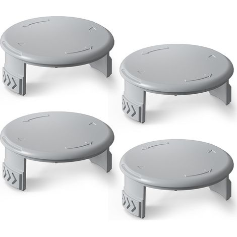Tapa de carrete de 4 piezas compatible con desbrozadoras Ryobi, tapa de carrete AC14HCA, resortes de tapa de carrete para desbrozadora Ryobi (1/5)