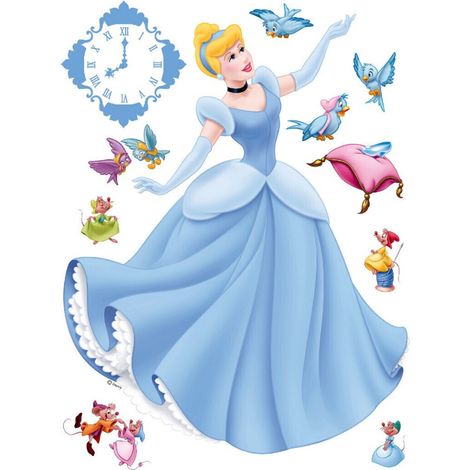 Sticker géant Princesse Cendrillon Disney (1/5)