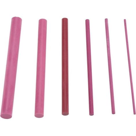 Ensemble de 6 pierres à aiguiser rubis à grain 3000 pour le polissage et l'affûtage.