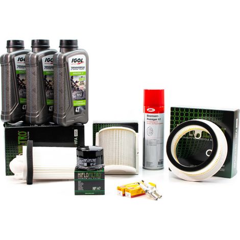 Kit Entretien Révision pour YAMAHA XP 500 TMAX de 2004 à 2006 - Huile IGOL PROPULS EVOLUTION 10w40 3L
