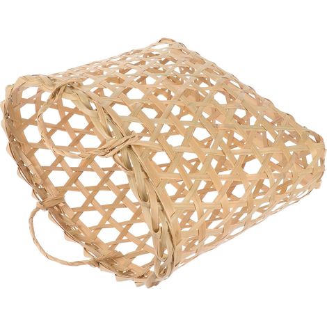1 x Tea Basket Wicker Basket Rope Basket Foldable Storage Basket Picnic Basket Storage Baskets Cooling Basket Shopping Basket Bamboo Basket Flower Basket Large Capacity Basket Bamboo Weave