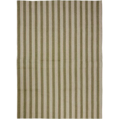 Tapis à Rayures "Groove" 120x170cm Vert