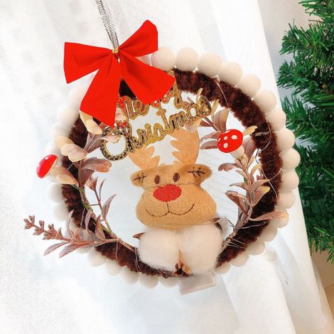 Guirlande De Noël - Guirlande Lumineuse Pour Fenêtre - Décoration De Noël Faite Main - Kit DIY Avec Sachet De Matériaux - 1 Pièce (1/2)