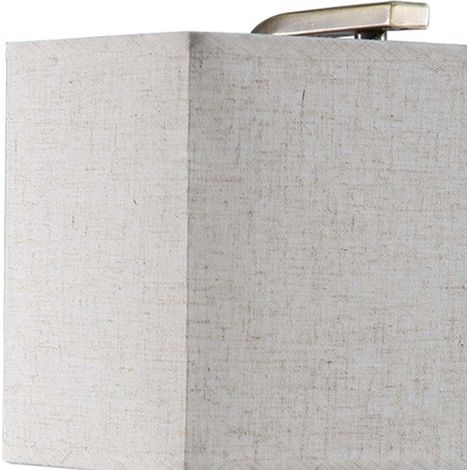 Aplique  1xe27 Y Puerto Usb Agatha Cuero/Pant.beis 27x25x15cm Con Interruptor (1/3)