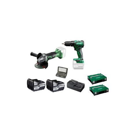 HIKOKI KIT TRAPANO C/PERC+SMERIGL 115MM KC18PK1A1- 1,0 pz
