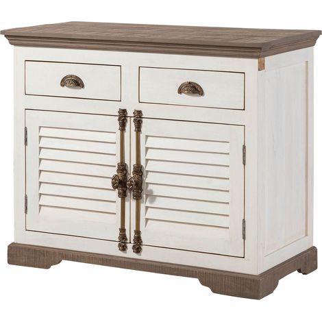 Buffet Manguier 107x45x90 laqué blanc TOULOUSE 107 (1/3)