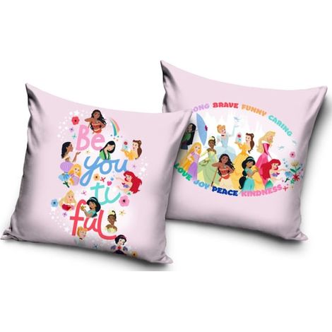 Coussin décoratif Disney Princess, 40×40 cm