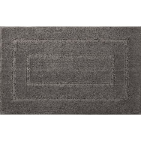 Tapis de sol absorbants gris épais pour salle de bain, tapis de toilette, tapis de toilette antidérapants, tapis d'intérieur 5080 cm (1/5)