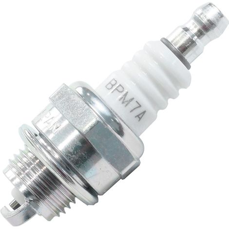 Bougie allumage BPM7A NGK pour débroussailleuse, tronçonneuse (1/3)