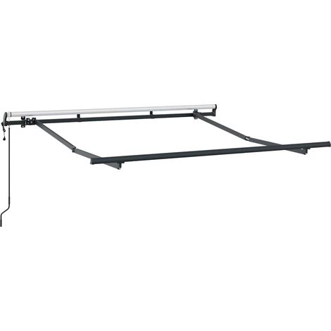 Maison Exclusive - Markisenrahmen Anthrazit 2,5 x 2 m Metall