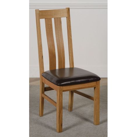 Princeton Solid Oak Dining Chairs for Dining Room or Kitchen (1/5)