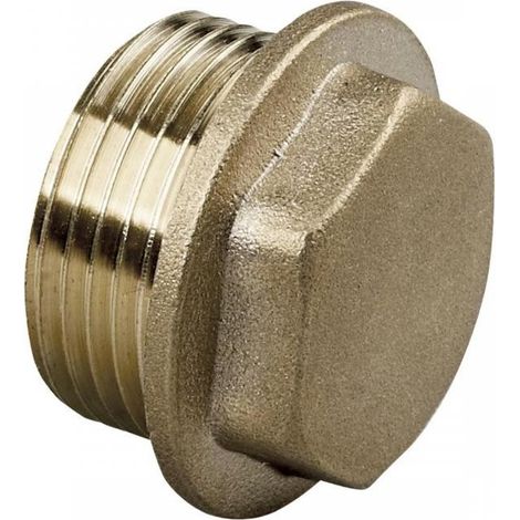Tapón con Reborde de Latón 1"