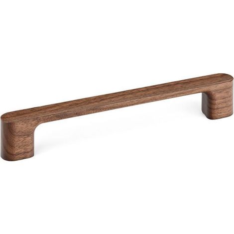 tirador de mueble. madera maciza. asa recta. varios colores - viefe acabado nogal