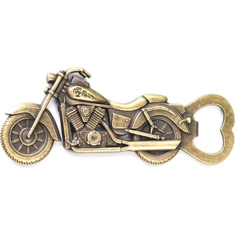 Ouvre-bouteilles Motocyclette - En Alliage De Zinc - Design Vintage - Pour Amateurs De Bière Et De Moto - 1 Pièce (1/5)