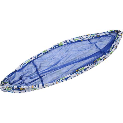 Hamac suspendu deux places en toile, motif chien, idéal pour les voyages et le camping en extérieur. Moustiquaire incluse. (1/5)