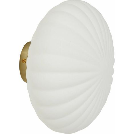 Hubsch Kumu Wandleuchte Weiß Durchmesser 25 cm (1/3)