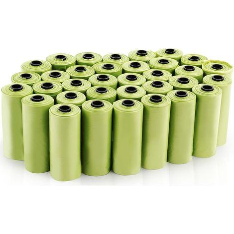 510 sacs à déjections canines, idéaux pour les déplacements, parfumés, imperméables, sûrs et résistants, pour chiens et animaux de compagnie. (1/5)