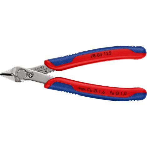 KNIPEX 78 03 125 SB Electronic Super Knips® with multi-component handles 125 mm