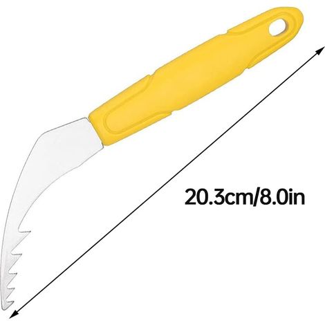 Outil De Désherbage Manuel - Acier Inoxydable Et Plastique - Pour Jardinage Et Agriculture - Longueur 20.3cm (1/5)