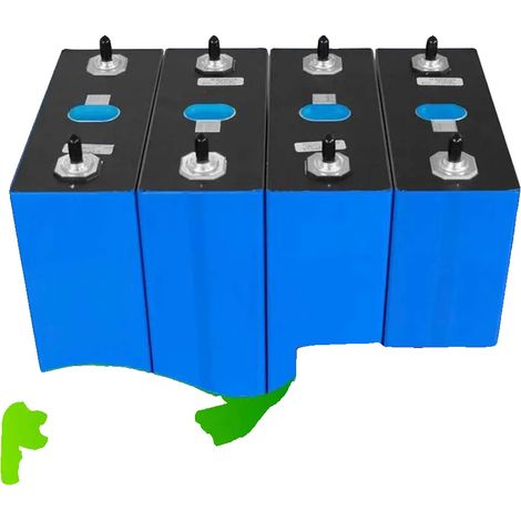 Cellules de batterie LiFePO4, capacité de 314Ah, durée de vie de 8000 cycles, Tige M6 unique-a, Aucune barre omnibus (1/2)